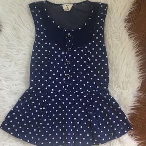 Pins & Needles Peplum top